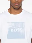 Футболка с логотипом BOSS, белый - фото 4