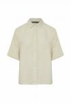 Блуза Evans Button-down blouse, Natural/Off-White - фото 4