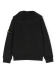 Худи с нашивкой Compass Stone Island Junior, черный - фото 2