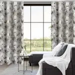 Штора LARI, серебристая, 140x250 см, люверсная - фото 8