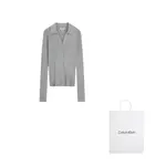Женская поло Calvin Klein, серый - фото