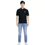 Рубашка поло мужская черная Evisu, черный - фото 6