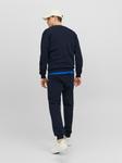 Толстовка Jack & Jones Basic Sweater Pullover JJEBRADLEY, темно-синий - фото 3