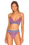 Топ бикини BEACH RIOT X REVOLVE Riza, цвет Gemstone Colorblock - фото