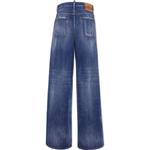 DSQUARED 2 Dsquared2 потертые джинсы с широкими штанинами - фото 4