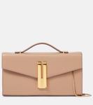 Ванкуверский кожаный клатч DeMellier, Dark Sand - фото