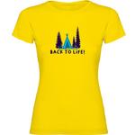 Футболка Kruskis Back To Life, желтый - фото