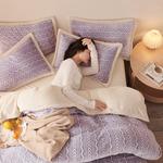 Boyang Пододеяльник 180х200 см, фланель, цвет лаванда - фото 4