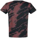 Футболка RED by EMP, черный/бордовый - фото 2