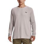 Толстовка waffle max crew 'light grey' Under Armour, серый - фото 3