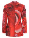 Roberto Cavalli блейзер с принтом Garden Rose, красный - фото 2