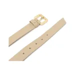 Кожаный ремень Patrizia Pepe, бежевый - фото 2