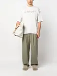 Футболка с вышитым логотипом Lanvin, серый - фото 2