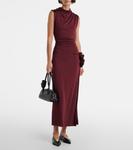 Декорированные кожаные балетки Magda Butrym, черный - фото 3