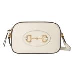 Сумка horsebit 1955 small shoulder bag 'white' Gucci, белый - фото