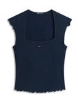 Tommy Jeans Топ в цвете Navy - фото