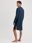Ночная рубашка в синем цвете с эмблемой Calida - фото 2