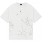 Футболка из хлопка с принтом WE11DONE, белый - фото 3