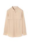 Блузка на пуговицах KOROTA TATUUM, бежевый - фото 3