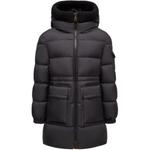 Пуховик Irma с капюшоном детский Moncler, черный - фото