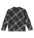 Клетчатый шерстяной кардиган Burberry Kids, Snug Ip Check - фото 3