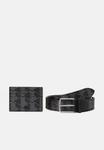 Ремень Lacoste GOODS BELT, Monogram Noir Gris/Black - фото
