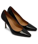 Кожаные туфли на шпильке Charlize_pump90 Boss, черный - фото 3