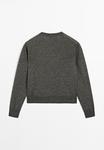 Кардиган Massimo Dutti BUTTONED WITH CREW NECK, Grey - фото 8