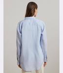 Льняная рубашка Oversize fit Lauren Ralph Lauren, синий - фото 3