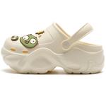 Сабо женские Cat power, Coffee (Cute Zombie) - фото