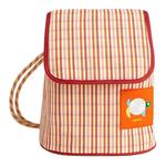 HERMES Хлопковый рюкзак унисекс оранжевый, Orange - фото