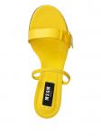 Сандалии MSGM 85 мм с логотипом, желтый - фото 3
