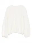 Свитер с рукавами-буфами LALALU, белый - фото 2