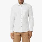 Рубашка мужская белая Burberry, белый - фото 2