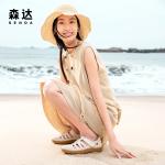 Сандалии женские Senda, розовый - фото 11