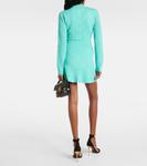 Вязаная мини-юбка Balmain, Menthe - фото 3