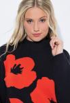 Джемпер Ulla Popken FLORAL TURTLENECK , Marine/Dark Blue - фото 3