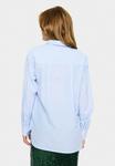 Блуза Saint Tropez Button-down blouse, Chambray Blue/Blue - фото 3