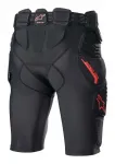 Бионические профессиональные шорты Alpinestars, черный/красный - фото 2