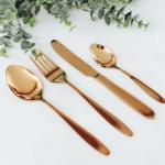 Набор столовых приборов Homla ABELE, медь - фото 3