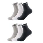 Линян Носки Мид-Калф Унисекс 6 пар, Черный 6 пар - фото 3