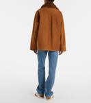 Кожаная куртка оверсайз Plan C, Tobacco - фото 3