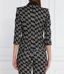 Блейзер Elisabetta Franchi Slim Fit, черный - фото 4