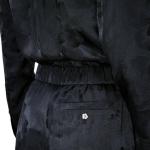 Пижамные штаны с пионами KENZO, черный - фото 7