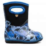 Классический зимний сапог без застежки Bogs, мультиколор - фото 3