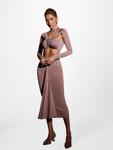 Платье Mew Mews Kaison, коричневый - фото 4