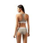 Современный хлопковый бралетт Calvin Klein, кокосовый серый - фото 5