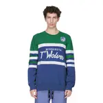 Футболка мужская бирюзовая Mitchell Ness, сине-зеленая - фото 5