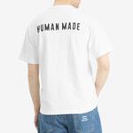 Футболка с графическим принтом «Сердце» Human Made, белый - фото 3