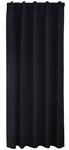 Шторы curtain boston dark вxш Gardinenbox, черный - фото